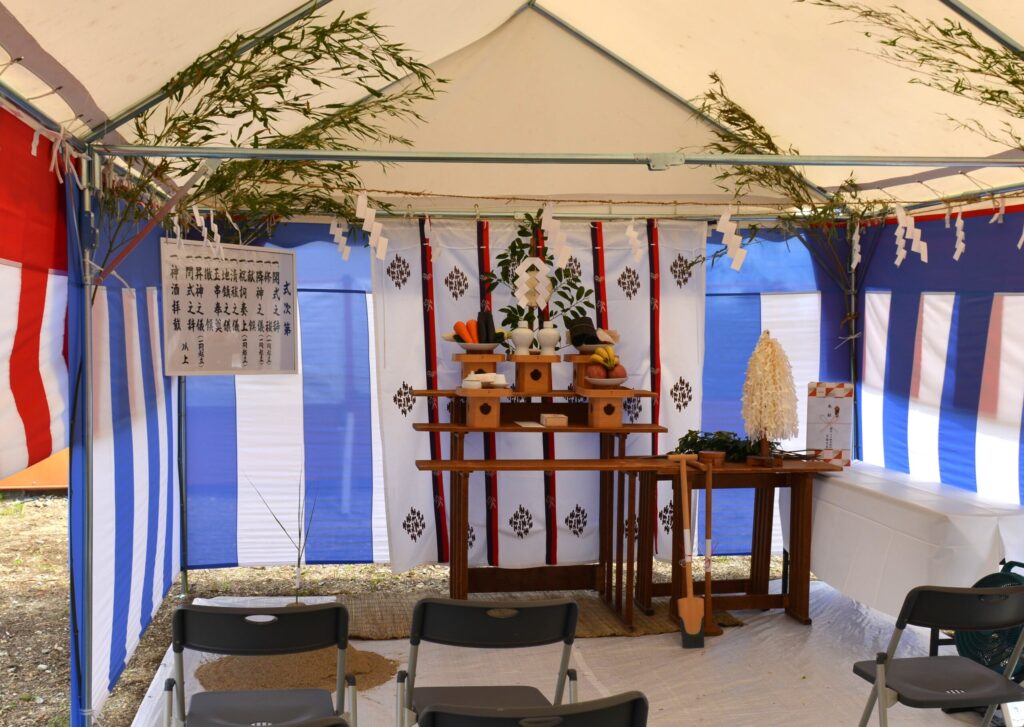 地鎮祭を執り行いました