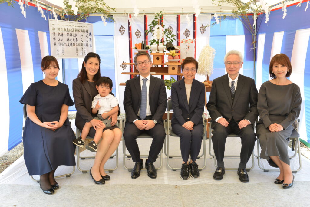 地鎮祭集合写真