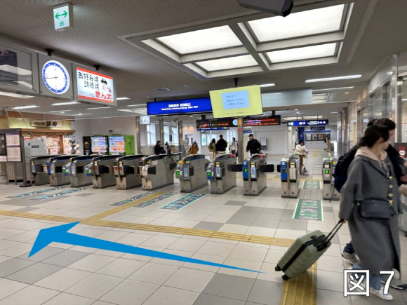 丹波橋駅 南改札口の写真