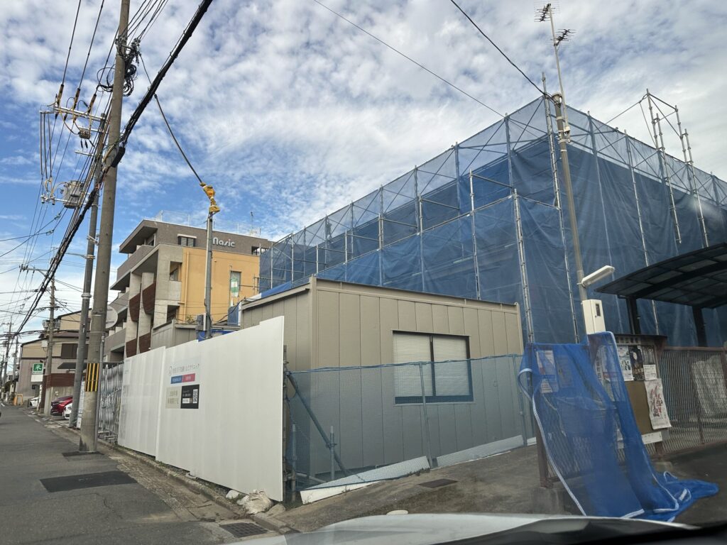 当院へのアクセス①（車にて、国道24号北側から）